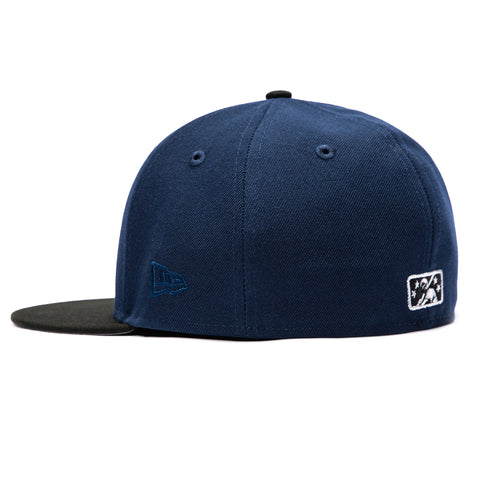New Era 59Fifty San Jose Giants 30th Anniversary Patch Hat - Navy, Black, Metallic Silver New Era