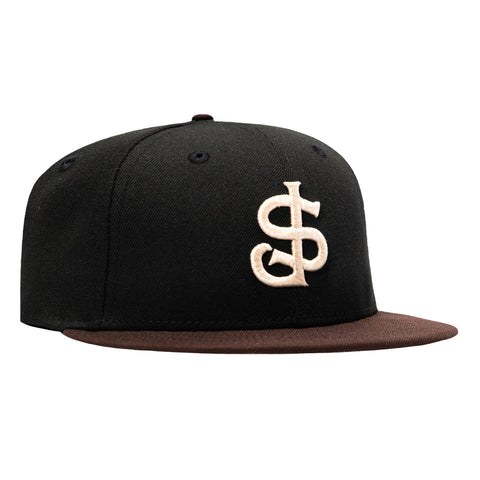 New Era 59Fifty San Jose Giants Hat - Black, Brown, Ivory New Era