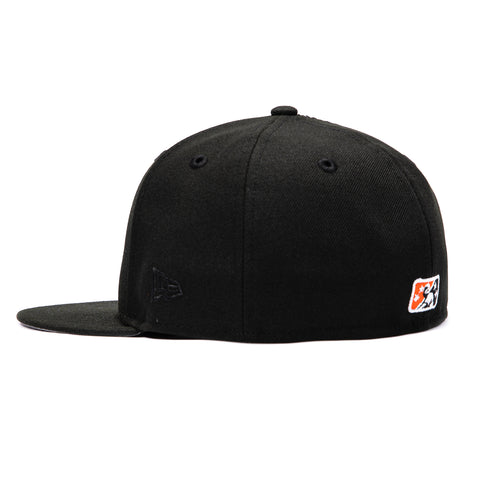 New Era 59Fifty San Jose Giants 30th Anniversary Patch Hat - Black, Orange New Era