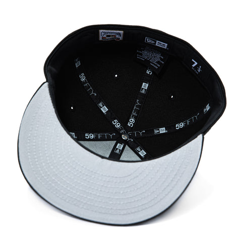 New Era 59Fifty Los Angeles Dodgers 1988 World Series Patch Upside Down Hat - Black, White New Era