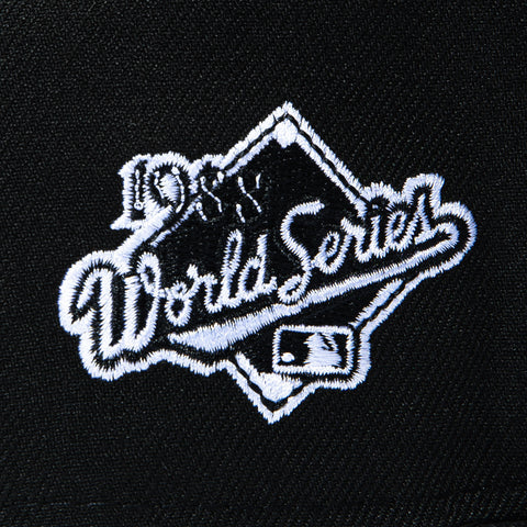New Era 59Fifty Los Angeles Dodgers 1988 World Series Patch Upside Down Hat - Black, White New Era