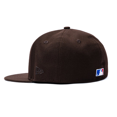 New Era 59Fifty Los Angeles Dodgers 1988 World Series Patch Hat - Brown New Era