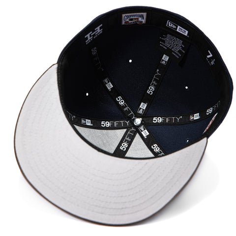 New Era 59Fifty New York Yankees 1949 World Series Patch Hat - Navy, Brown New Era
