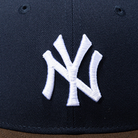 New Era 59Fifty New York Yankees 1949 World Series Patch Hat - Navy, Brown New Era