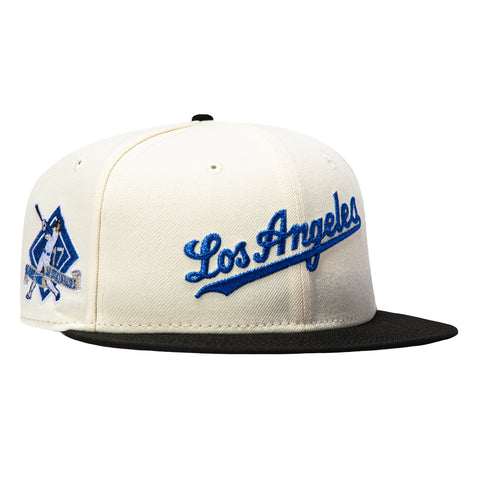 New Era 59Fifty Los Angeles Dodgers Shohei Ohtani 17 50/50 Patch Script Hat - White, Black, Royal New Era