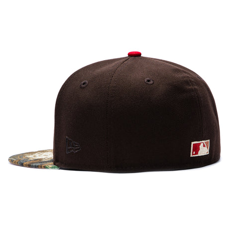 New Era 59Fifty Chicago Cubs 1990 All Star Game Patch Hat - Brown, Realtree New Era