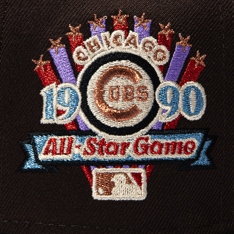 New Era 59Fifty Chicago Cubs 1990 All Star Game Patch Hat - Brown, Realtree New Era