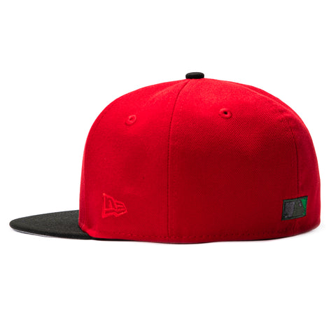 New Era 59Fifty New York Yankees 1939 All Star Game Patch Rose Hat - Red, Black New Era