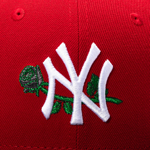 New Era 59Fifty New York Yankees 1939 All Star Game Patch Rose Hat - Red, Black New Era