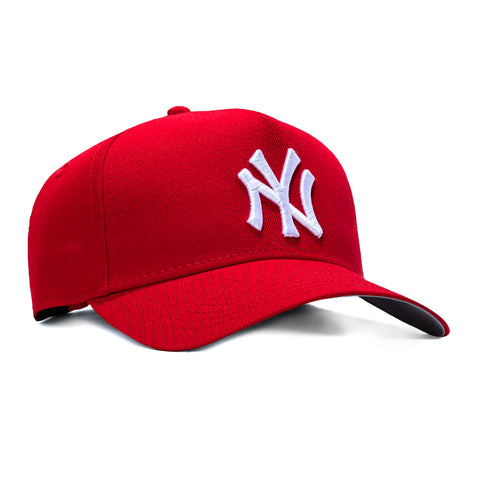 New Era 9Forty A-Frame New York Yankees Snapback Hat - Red, White New Era