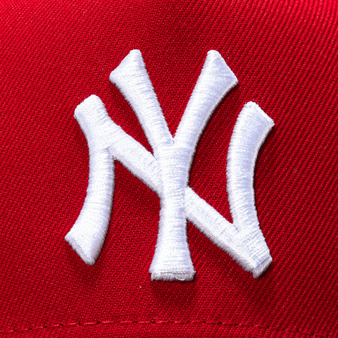 New Era 9Forty A-Frame New York Yankees Snapback Hat - Red, White New Era