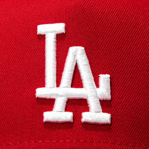 New Era 9Forty A-Frame Los Angeles Dodgers Snapback Hat - Red, White New Era