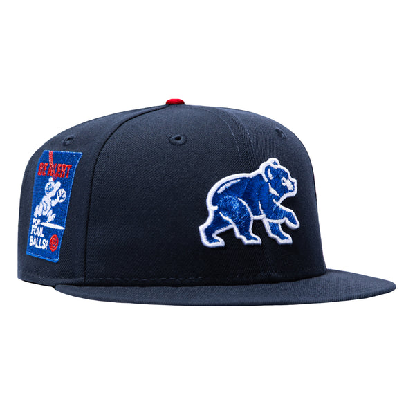 New Era 59Fifty Chicago Cubs Be Alert for Foul Balls Patch BP Hat