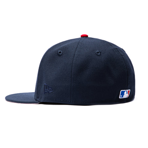 New Era 59Fifty Chicago Cubs Be Alert for Foul Balls Patch BP Hat - Navy, Royal New Era