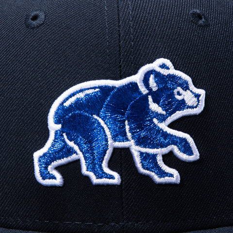 New Era 59Fifty Chicago Cubs Be Alert for Foul Balls Patch BP Hat - Navy, Royal New Era