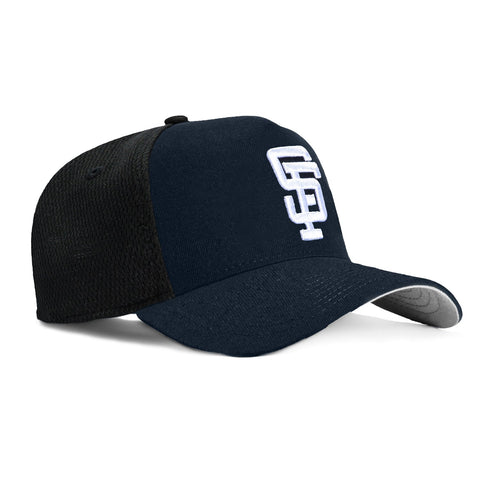 New Era 9Forty A-Frame San Francisco Giants Snapback Hat - Navy, Black New Era