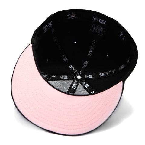 New Era 59Fifty Los Angeles Dodgers Bloom Pink UV Hat - Black New Era
