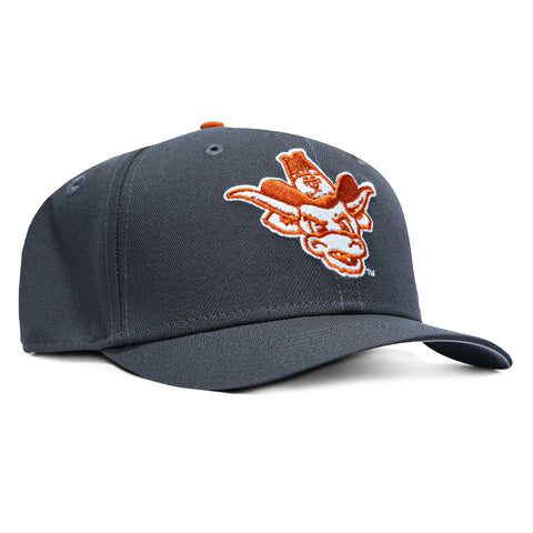 New Era 9Seventy Texas Longhorns Beavo Stretch-Snapback Hat - Graphite New Era