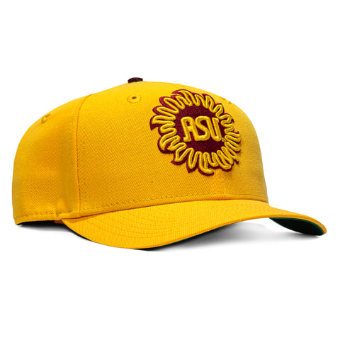 New Era 9Seventy Arizona State Sun Devils 1975 Alternate Logo Stretch-Snapback Hat - Gold New Era