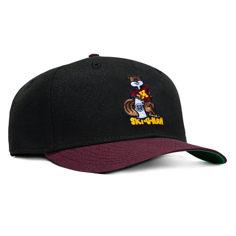 New Era 9Seventy Minnesota Gophers Mascot Stretch-Snapback Hat - Black, Maroon New Era