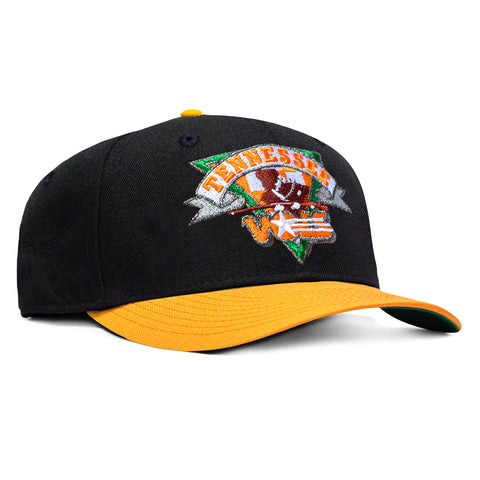 New Era 9Seventy Tennessee Orange 1987 Logo Stretch-Snapback Hat - Black, Light Orange New Era