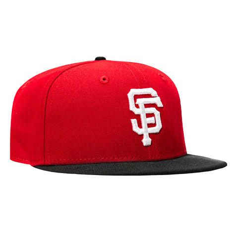 New Era 9Fifty Youth San Francisco Giants Snapback Hat - Red, Black, White New Era