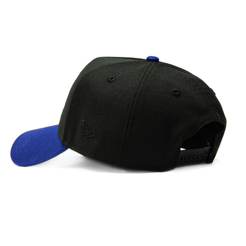 New Era 9Forty A-Frame Los Angeles Dodgers Old English Arch Snapback Hat - Black, Royal New Era