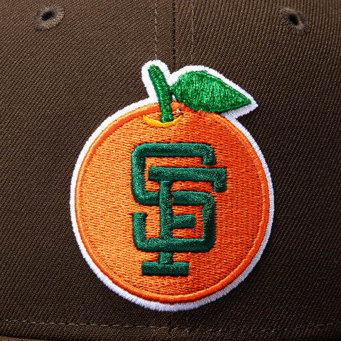 New Era 59Fifty San Francisco Giants Orange Hat - Brown New Era