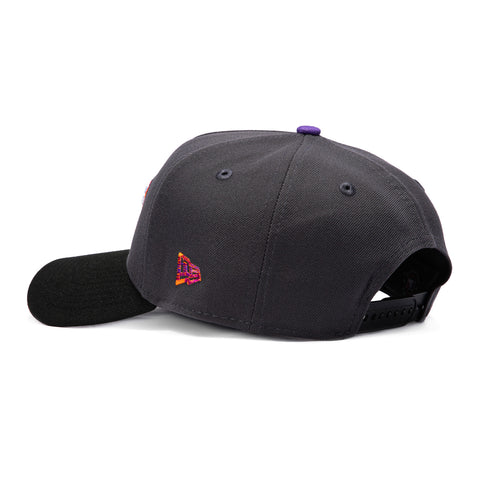 New Era 9Forty A-Frame San Francisco Giants 2025 City Connect Patch Script Snapback Hat - Graphite, Black New Era