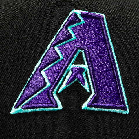 New Era 9Forty A-Frame Arizona Diamondbacks 2025 City Connect 1998 Patch A Snapback Hat - Black, Purple, Teal New Era