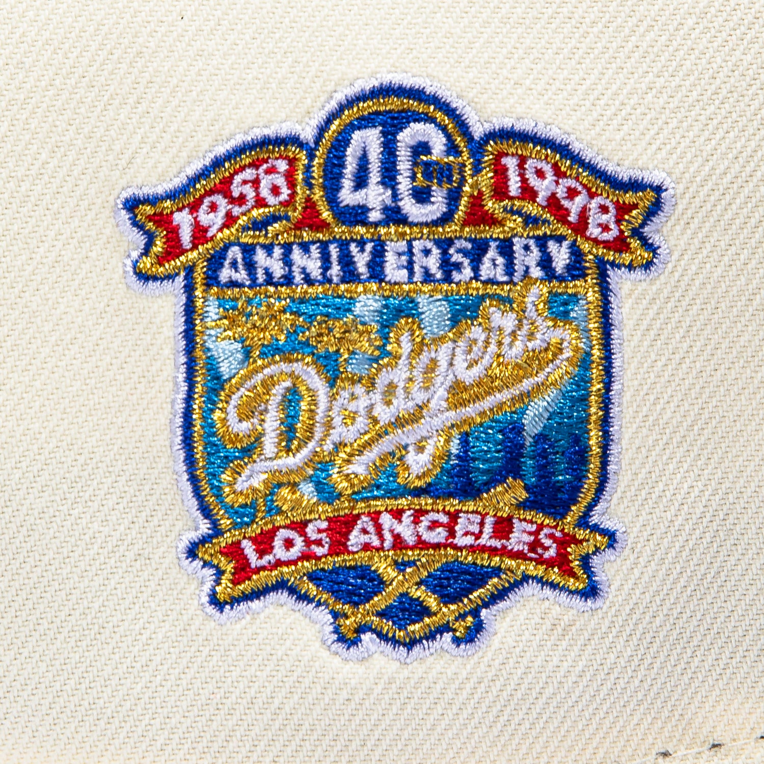 New Era 9Forty A-Frame Los Angeles Dodgers 40th Anniversary Patch