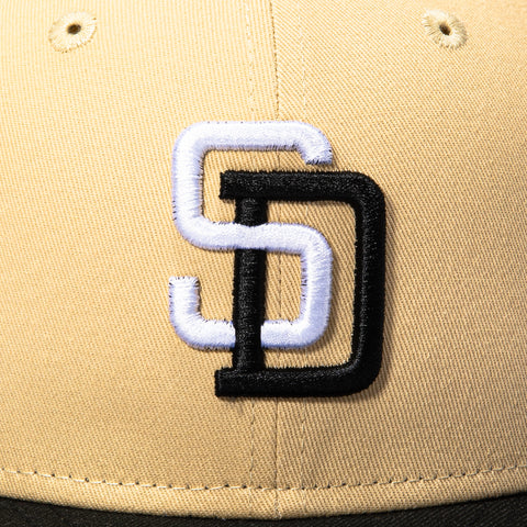 2TONE PADRES WS98 TAN/BLK/WHT New Era