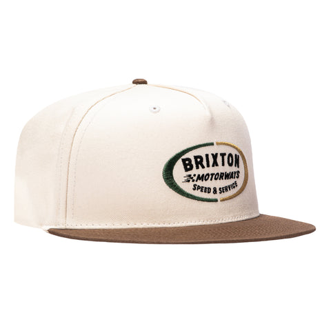 Brixton Rhett MP Snapback Hat - Khaki, Brown Brixton