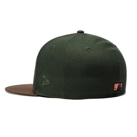 New Era 59Fifty San Francisco Giants 2007 All Star Game Patch Script Hat - Green, Brown New Era