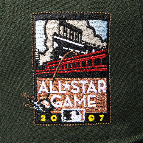 New Era 59Fifty San Francisco Giants 2007 All Star Game Patch Script Hat - Green, Brown New Era