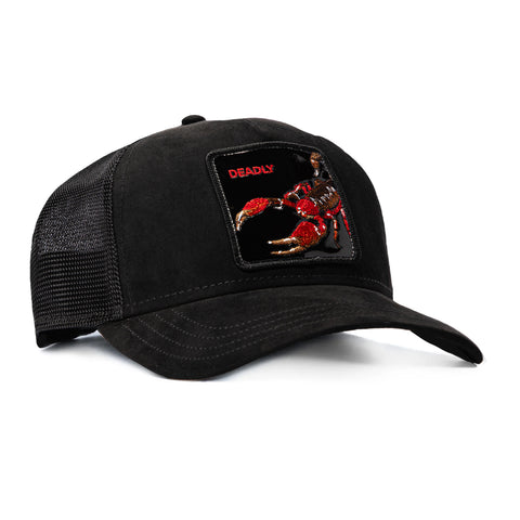 Goorin Bros Blackout Deadly Scorpion Adjustable Snapback Trucker Hat - Black Goorin Bros