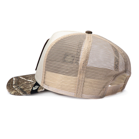 Goorin Bros Bae Doe Adjustable Snapback Trucker Hat - White, Realtree Camo Goorin Bros
