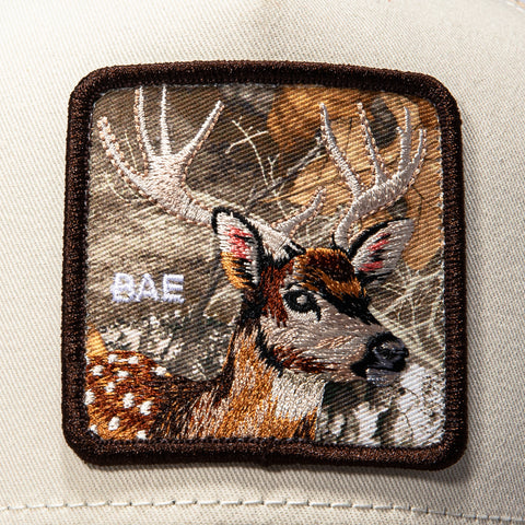 Goorin Bros Bae Doe Adjustable Snapback Trucker Hat - White, Realtree Camo Goorin Bros