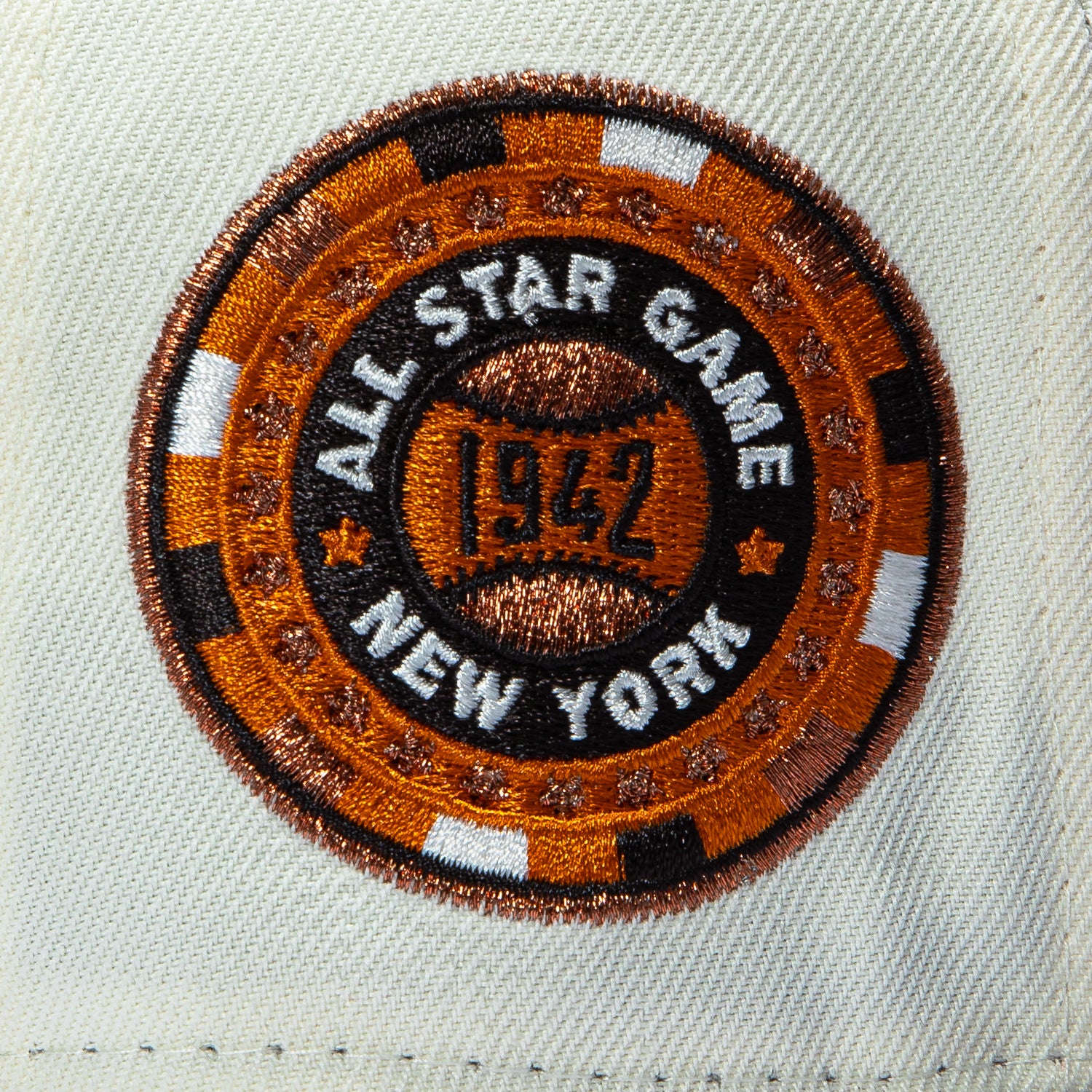 New Era 59Fifty Sepia Brooklyn Dodgers 1942 All Star Game Patch