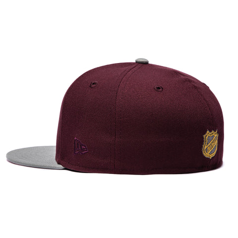 New Era 59Fifty Vegas Golden Knights State Fill Patch Pink UV Hat - Maroon, Graphite New Era