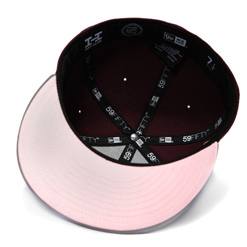 New Era 59Fifty Vegas Golden Knights State Fill Patch Pink UV Hat - Maroon, Graphite New Era