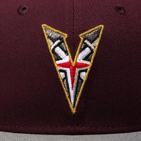 New Era 59Fifty Vegas Golden Knights State Fill Patch Pink UV Hat - Maroon, Graphite New Era