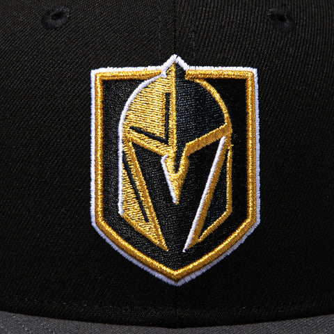 New Era 59Fifty Vegas Golden Knights 2022 All Star Game Patch Light Blue UV Hat - Black, Graphite New Era