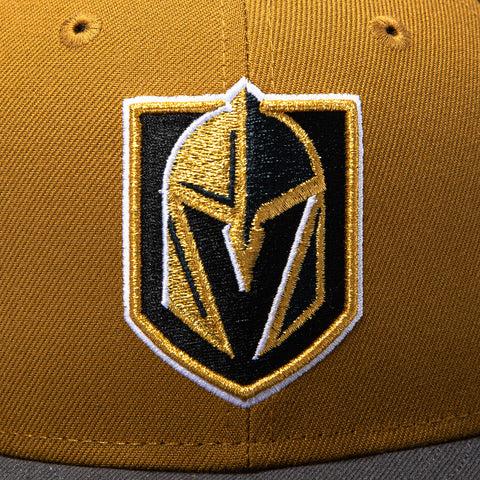 New Era 59Fifty Las Vegas Golden Knights Hat - Gold, Graphite New Era