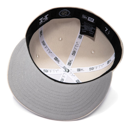 New Era 59Fifty Vegas Golden Knights 2023 Stanley Cup Champions Patch Hat - Stone, White New Era