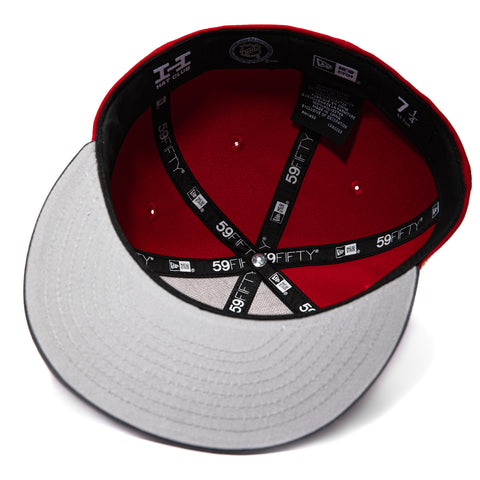 New Era 59Fifty Las Vegas Golden Knights 2023 Stanley Cup Champions Patch VGK Hat - Red, Graphite New Era