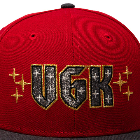 New Era 59Fifty Las Vegas Golden Knights 2023 Stanley Cup Champions Patch VGK Hat - Red, Graphite New Era