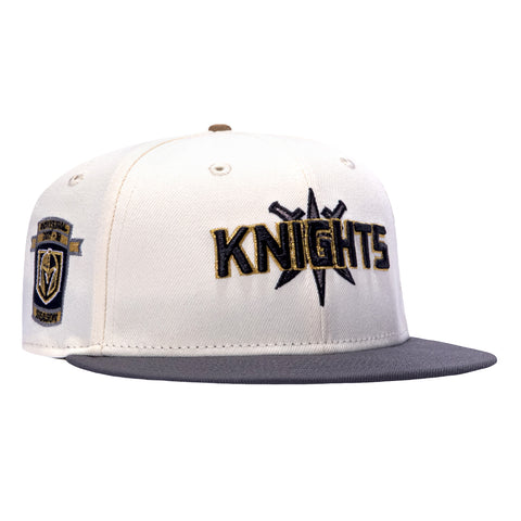 New Era 59Fifty Vegas Golden Knights Inaugural Patch Alternate Hat - White, Graphite