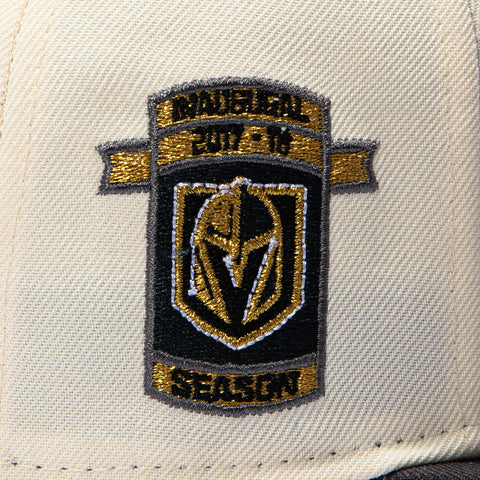 New Era 59Fifty Vegas Golden Knights Inaugural Patch Alternate Hat - White, Graphite New Era