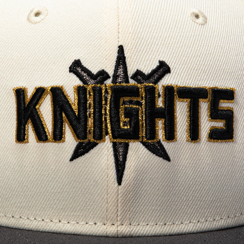 New Era 59Fifty Vegas Golden Knights Inaugural Patch Alternate Hat - White, Graphite New Era